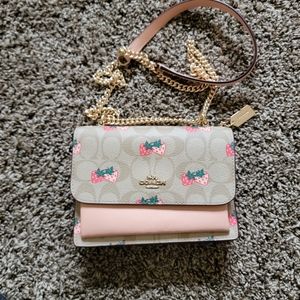 Coach Mini Klare Strawberry Purse